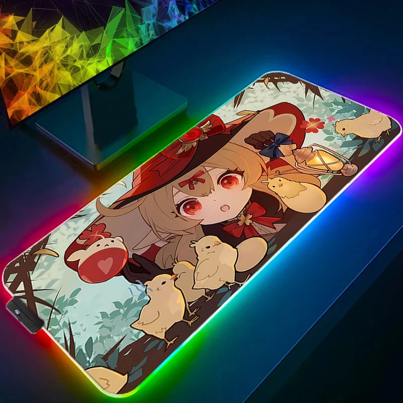 Большой коврик для мыши со светодиодной подсветкой RGB, геймерская клавиатура, коврик для мыши, коврик для компьютерного стола, игровой коврик G-genshin Impact Klee, коврики для мыши
Большой коврик для мыши со светодиодной подсветкой RGB, геймерская клавиатура, коврик для мыши, коврик для компьютерного стола, игровой коврик G-genshin Impact Klee, коврики для мыши