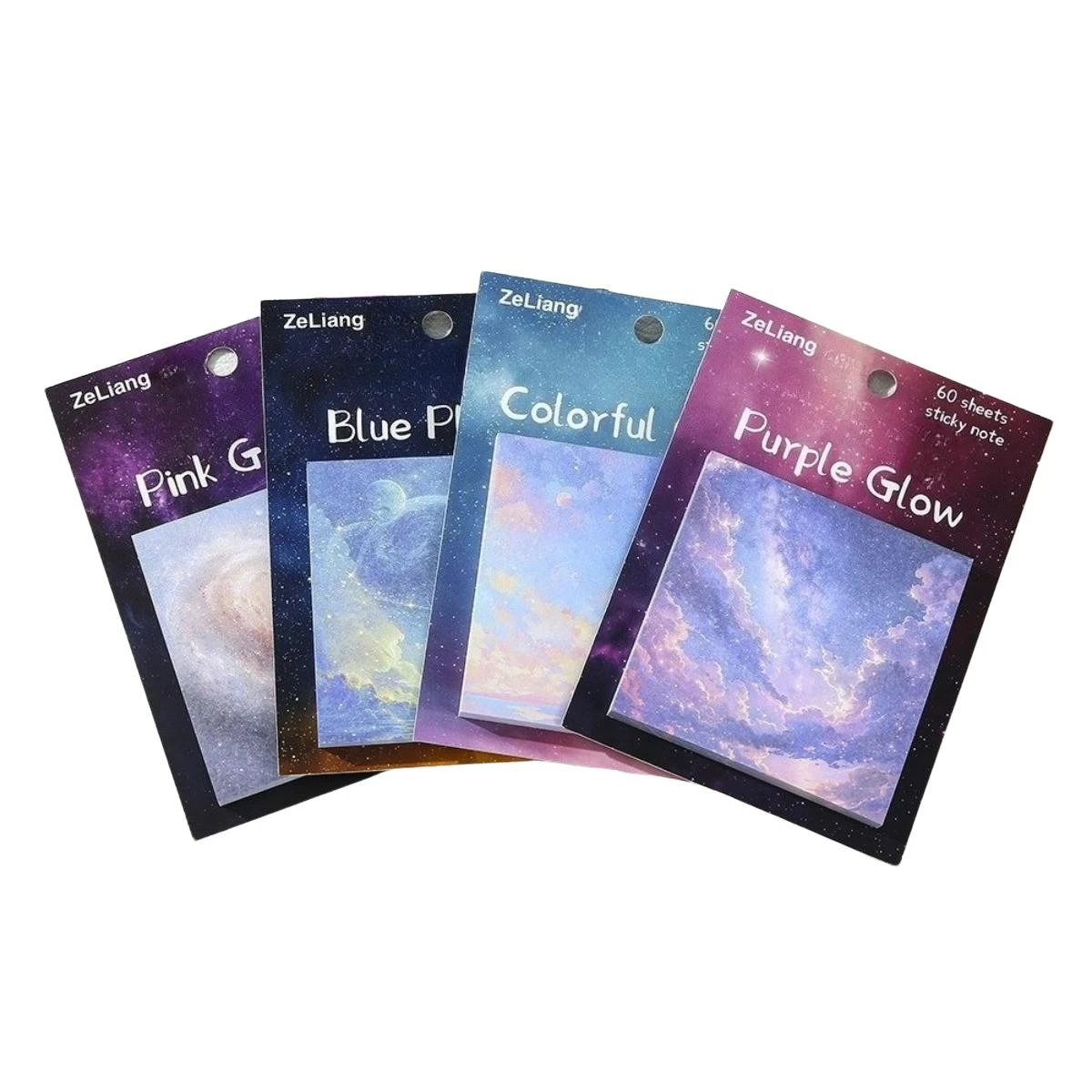 60pcs Cosmic Nebula Sticky Notes, Dreamy Cloud Patterns, Reusable Non-Slip Paper, Ideal for Note-Taking & Decorative Use
60pcs Cosmic Nebula Sticky Notes, Dreamy Cloud Patterns, Reusable Non-Slip Paper, Ideal for Note-Taking & Decorative Use