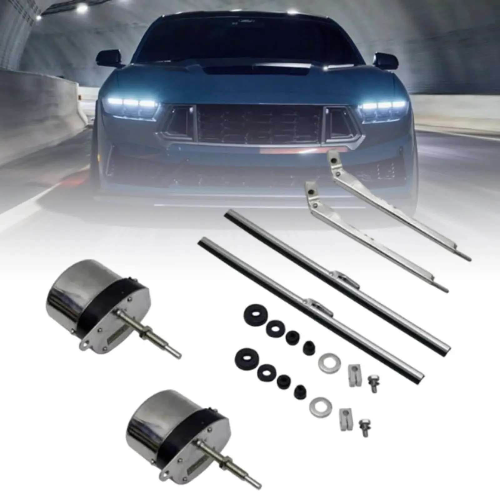 2x Windshield Wiper Motor Kit Accessories High Performance Stainless Steel Direct Replaces Universal Windshield Wiper Motor Set
2x Windshield Wiper Motor Kit Accessories High Performance Stainless Steel Direct Replaces Universal Windshield Wiper Motor Set