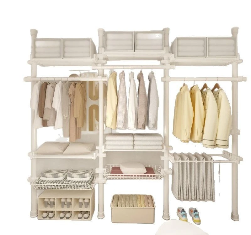 Hanger Thickened Wardrobe Cloakroom Shelf Assembly Shelf Simple Hanging Hanger Bedroom
Hanger Thickened Wardrobe Cloakroom Shelf Assembly Shelf Simple Hanging Hanger Bedroom