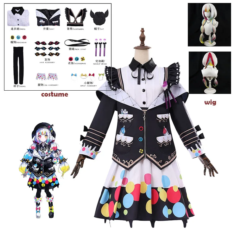 Anime Magical women Witch Trialcs Cosplay Costume Noah Jogasaki rincess Dress wig full set for women in Convention
Anime Magical women Witch Trialcs Cosplay Costume Noah Jogasaki rincess Dress wig full set for women in Convention