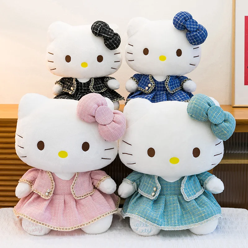 Плюшевые игрушки Sanrio Hello Kitty большого размера (30-60 см), мультяшные аниме-персонажи, милые мягкие куклы, удобные игрушки для детей, подарки
Плюшевые игрушки Sanrio Hello Kitty большого размера (30-60 см), мультяшные аниме-персонажи, милые мягкие куклы, удобные игрушки для детей, подарки