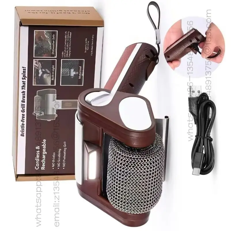 Electric BBQ Cleaning Brush Special Food Grade Cleaner Brush Stainless Steel Roller BBQ Brush Spot
Electric BBQ Cleaning Brush Special Food Grade Cleaner Brush Stainless Steel Roller BBQ Brush Spot
