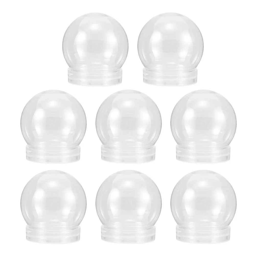 8Pcs Clear Plastic Water Globes Screw-Off Cap DIY Snow Globes Transparent Refillable Christmas Decoration Kit DIY Snow Globe Kit
8Pcs Clear Plastic Water Globes Screw-Off Cap DIY Snow Globes Transparent Refillable Christmas Decoration Kit DIY Snow Globe Kit