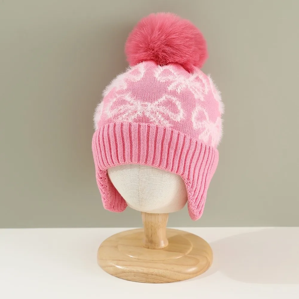 Children Beanies Cap Winter Girl Pink Bow Earmuffs Cap Warm Velvet Lining Baby Ear Protection Hat For 2-10 Yeas Old
Children Beanies Cap Winter Girl Pink Bow Earmuffs Cap Warm Velvet Lining Baby Ear Protection Hat For 2-10 Yeas Old
