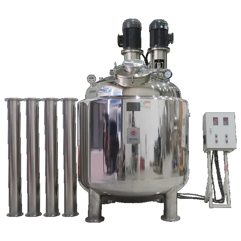 Jacketed Mixing Tank | 304/316L SS Heating/Cooling Vessel with Agitator
Jacketed Mixing Tank | 304/316L SS Heating/Cooling Vessel with Agitator