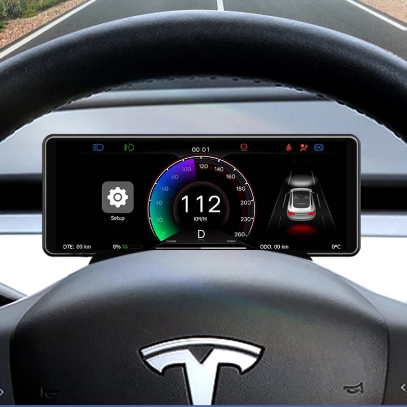 Модель 3/Y передний дисплей, спидометр Carplay, высокая приборная панель, экран водителя, камера HUD для Tesla Model 3, приборная панель
Модель 3/Y передний дисплей, спидометр Carplay, высокая приборная панель, экран водителя, камера HUD для Tesla Model 3, приборная панель