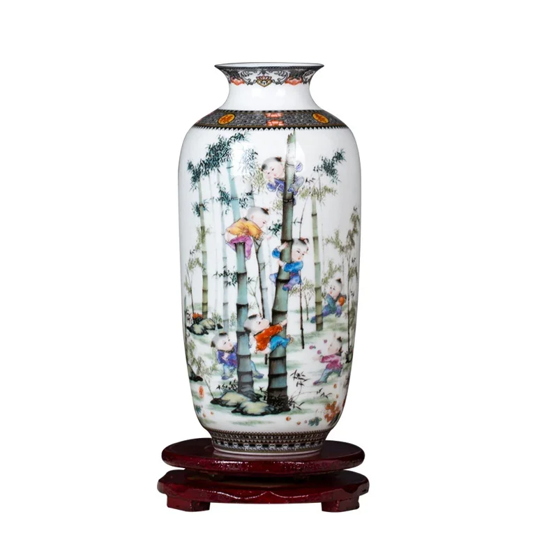 Jingdezhen Ceramics New Chinese Style Three Piece Vase Decoration Home Living Room Porch Crafts
Jingdezhen Ceramics New Chinese Style Three Piece Vase Decoration Home Living Room Porch Crafts