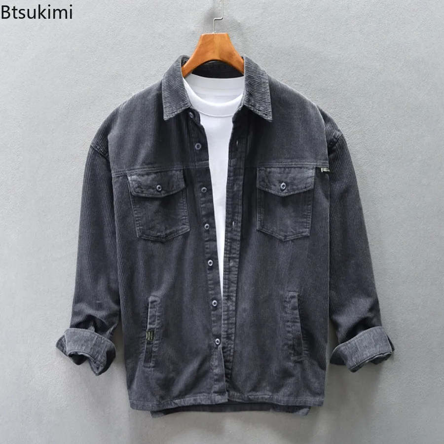 Spring Autumn Men's Multi Pocket Patchwork Cargo Shirts Solid Vintage Long Sleeve 100% Cotton Shirt Coats Male Loose Daily Tops
Spring Autumn Men's Multi Pocket Patchwork Cargo Shirts Solid Vintage Long Sleeve 100% Cotton Shirt Coats Male Loose Daily Tops