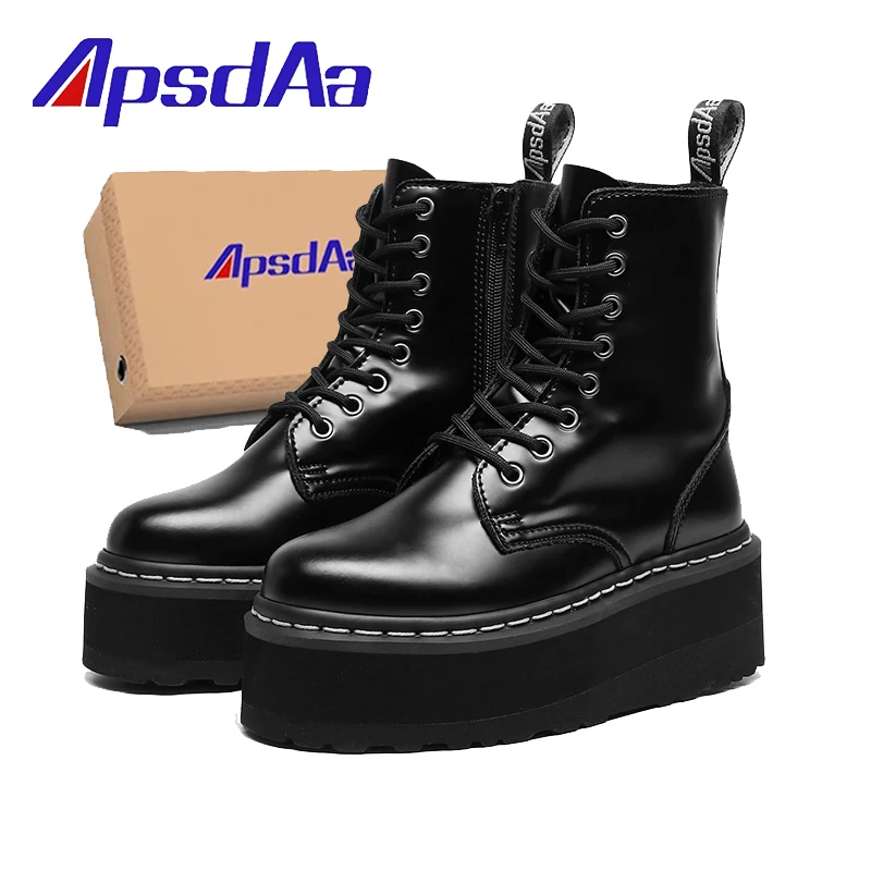 Autumn Winter Women Boots Fashion Round Toe Lace-up Increase By 6CM Motorcycle Boots Zip Ankle Boots High Heels Casual Shoes
Autumn Winter Women Boots Fashion Round Toe Lace-up Increase By 6CM Motorcycle Boots Zip Ankle Boots High Heels Casual Shoes