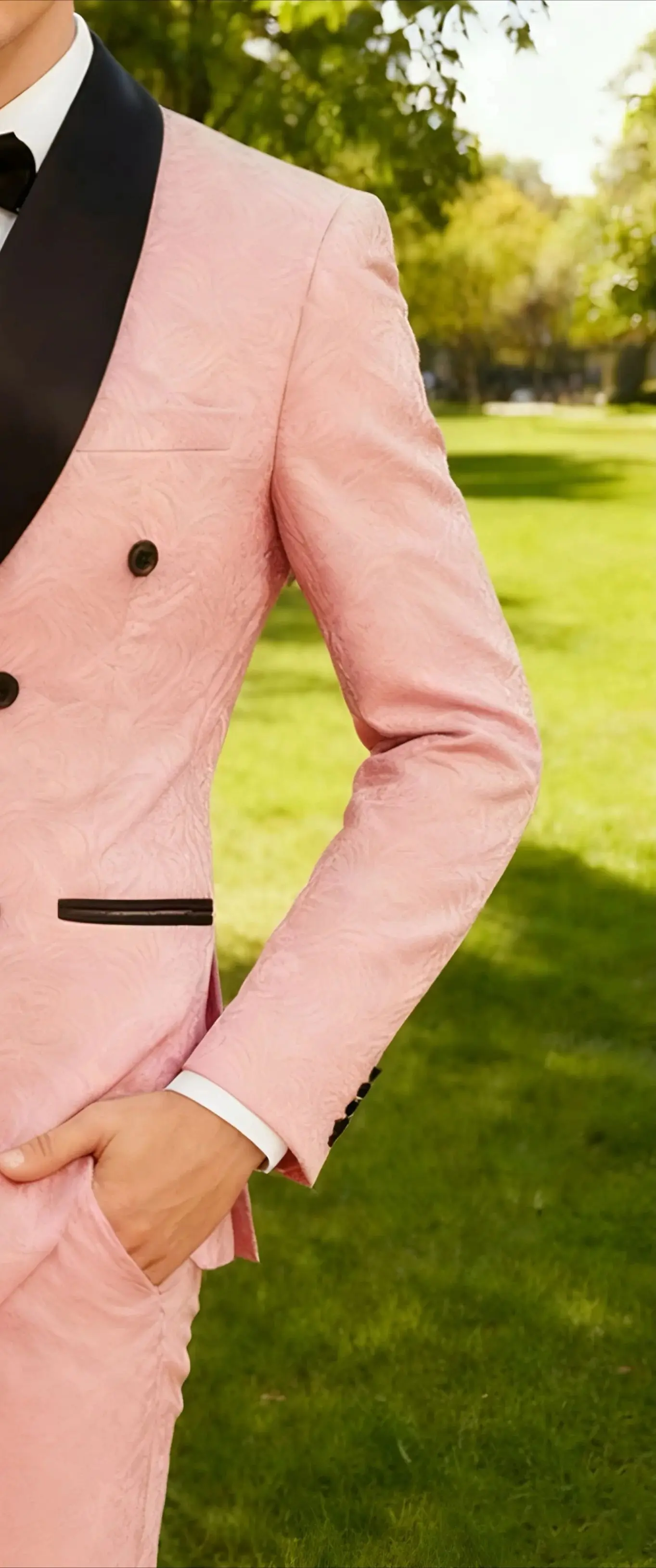 Men's 2-piece Slim-fitting Floral Tuxedo Suit Pattern Lapel Single-button Single-breasted Suit Jacket and Pants Set
Men's 2-piece Slim-fitting Floral Tuxedo Suit Pattern Lapel Single-button Single-breasted Suit Jacket and Pants Set
