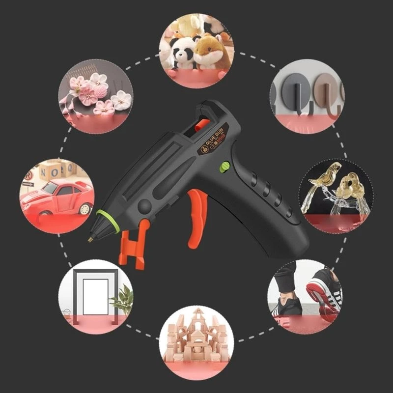 Electric Cordless Hot Glues Guns 2400mAh Battery USB Rechargeable Quick Heating Up for DIY School Craft and Repair Tasks D2RD
Electric Cordless Hot Glues Guns 2400mAh Battery USB Rechargeable Quick Heating Up for DIY School Craft and Repair Tasks D2RD