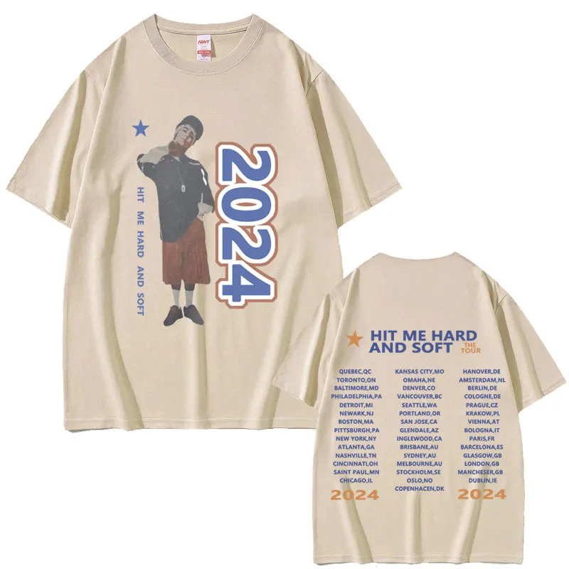 Hit Me Hard and Soft The Tour 2024 T Shirts Men Women Fashion Popular Music T-shirts Men's Cotton Oversized Short Sleeve T-shirt
Hit Me Hard and Soft The Tour 2024 T Shirts Men Women Fashion Popular Music T-shirts Men's Cotton Oversized Short Sleeve T-shirt