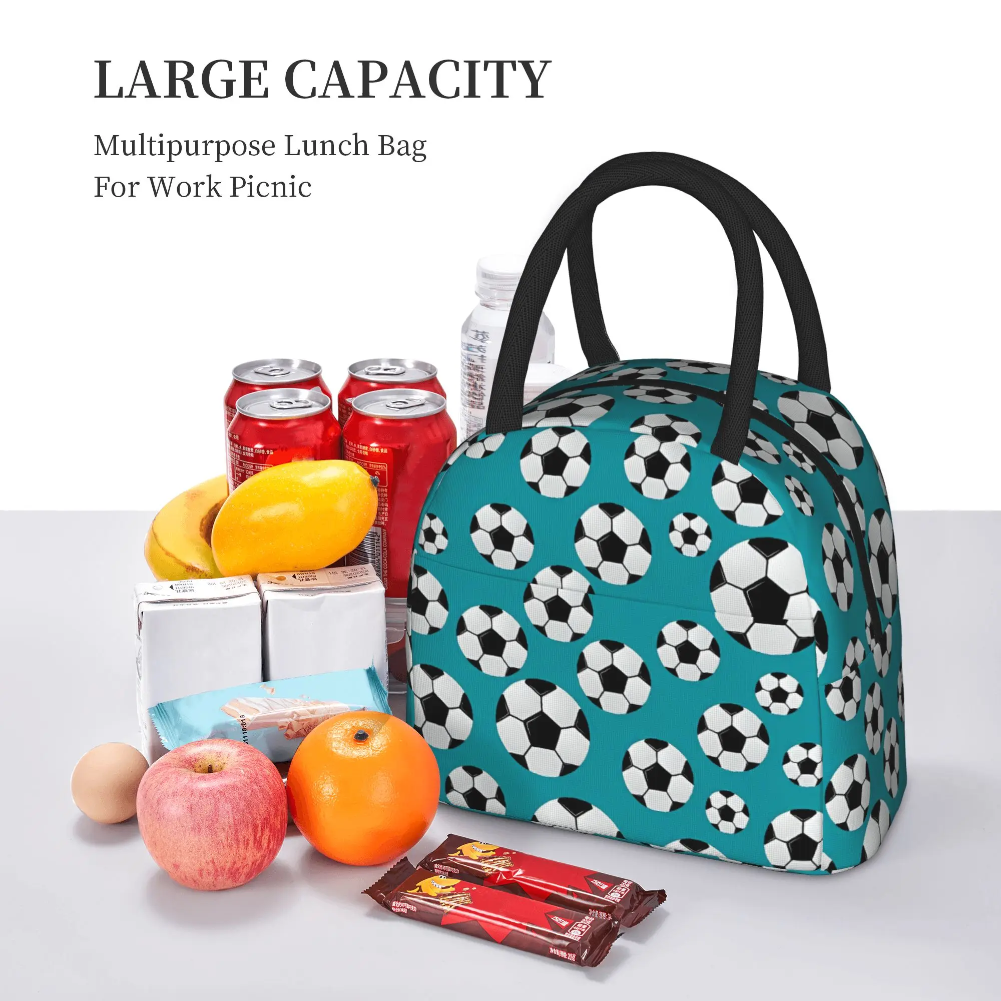 Football Pattern Lunch Bag Picnic Lunch Box For Child Casual Graphic Thermal Tote Handbags Oxford Portable Cooler Bag
Football Pattern Lunch Bag Picnic Lunch Box For Child Casual Graphic Thermal Tote Handbags Oxford Portable Cooler Bag