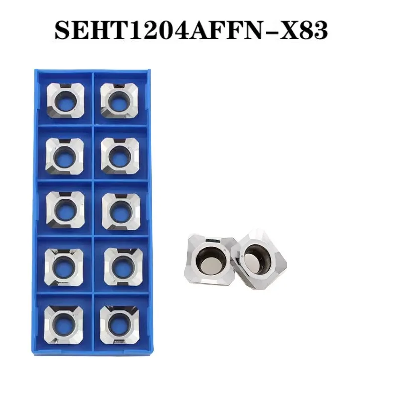 SEHT1204AFFN-X83 DH01Lathe Milling Cutting Blades Aluminum Copper End Face Lathe Milling Cutters For Aluminum Copper Processing
SEHT1204AFFN-X83 DH01Lathe Milling Cutting Blades Aluminum Copper End Face Lathe Milling Cutters For Aluminum Copper Processing