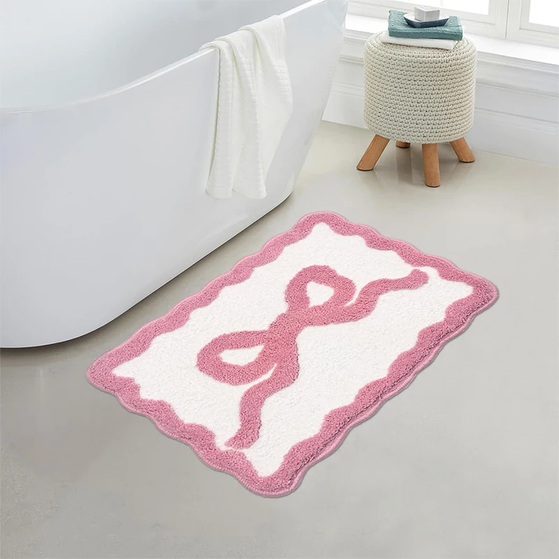 Bow Tie Carpet Imitation Cashmere Soft Anti Slip Rug Cute Bathroom Kitchen Absorbent Floor Mats Bedroom Decoration Accessories
Bow Tie Carpet Imitation Cashmere Soft Anti Slip Rug Cute Bathroom Kitchen Absorbent Floor Mats Bedroom Decoration Accessories