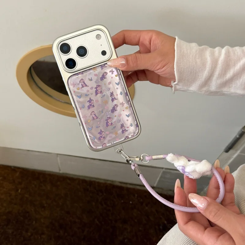 Funny Cute Cartoon Purple Rabbit Flower Painting Phone Cover For iPhone 17 Pro 16 14 15 Pro Max Cover with Hand Rope Cartoon Cas
Funny Cute Cartoon Purple Rabbit Flower Painting Phone Cover For iPhone 17 Pro 16 14 15 Pro Max Cover with Hand Rope Cartoon Cas