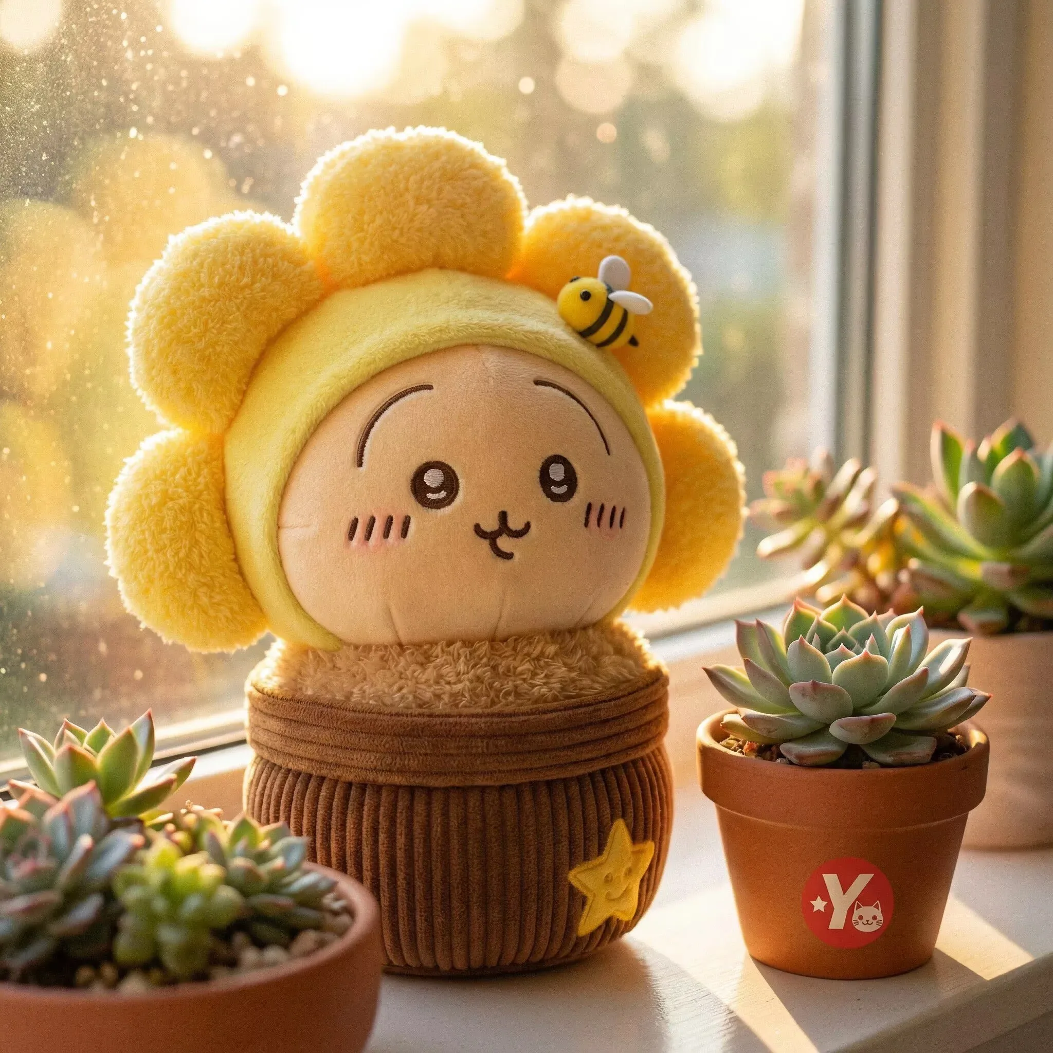 Chiikawa Usagi Sunflower Plush Toy Cute Potted Stuffed Doll Soft Kawaii Bunny Perfect Gift for Fans & Kids Home Decor Pillow
Chiikawa Usagi Sunflower Plush Toy Cute Potted Stuffed Doll Soft Kawaii Bunny Perfect Gift for Fans & Kids Home Decor Pillow