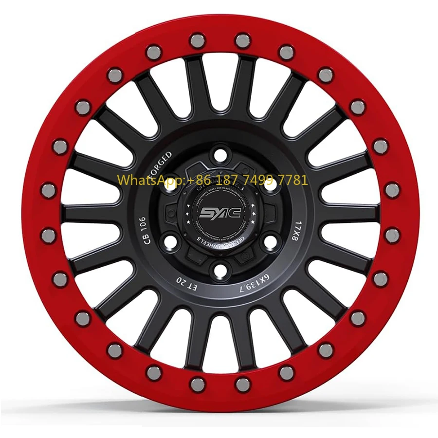 SYAC 5x139.7 6x139.7 Beadlock Multi Spoke 4x4 5x5 15 16 17 18 19 Inch Offroad Wheel for Patrol Y60 Y61 Y62 Jeep Wrangler JK JL
SYAC 5x139.7 6x139.7 Beadlock Multi Spoke 4x4 5x5 15 16 17 18 19 Inch Offroad Wheel for Patrol Y60 Y61 Y62 Jeep Wrangler JK JL