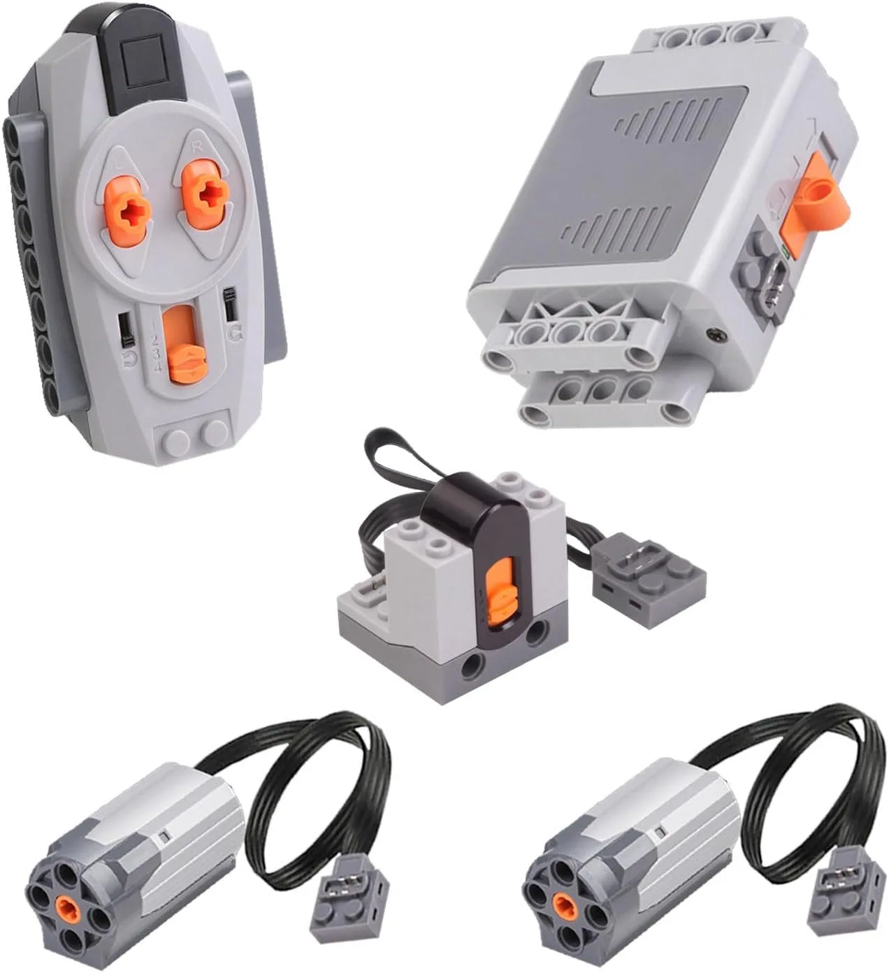 Compatible with building block motor, power group, motor remote control receiver, lithium battery, toy battery box series set
Compatible with building block motor, power group, motor remote control receiver, lithium battery, toy battery box series set