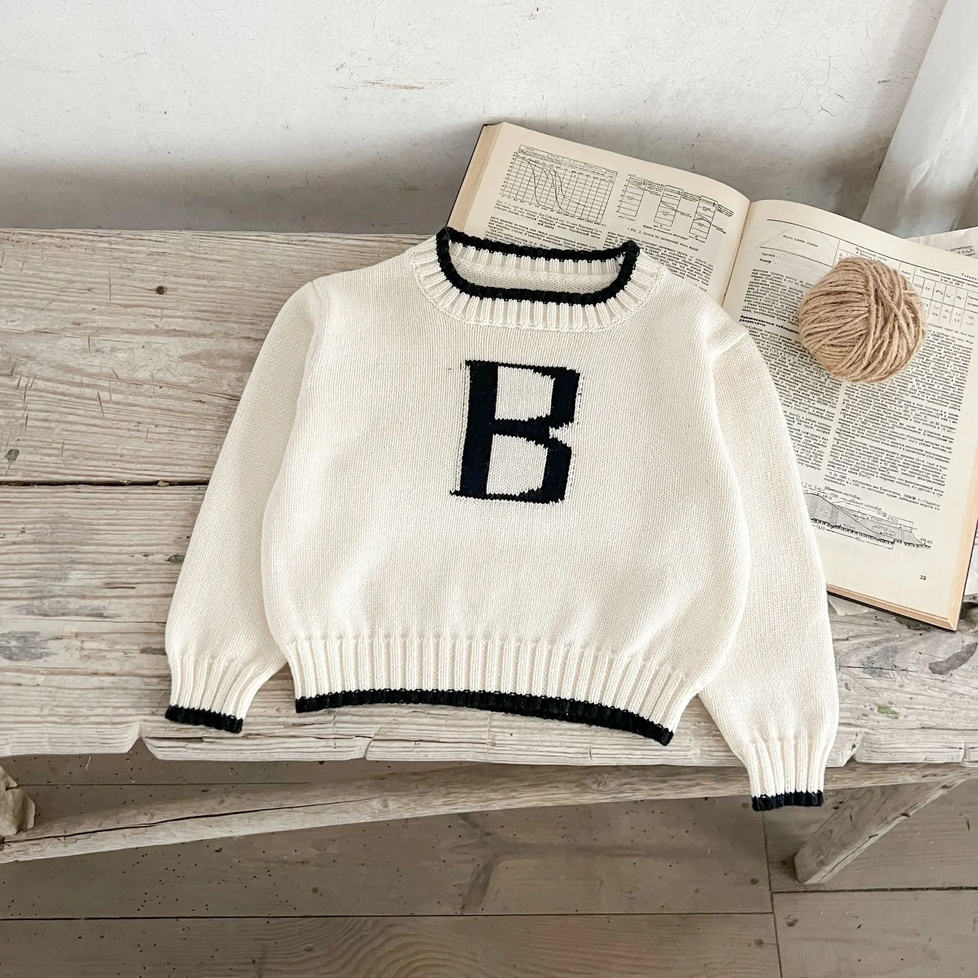 2024 Spring Korean Boys Children Cool Sweater Baby Kids Letter Knitted Pullover Boy Cotton Tops Knitting Shirt Jumper
2024 Spring Korean Boys Children Cool Sweater Baby Kids Letter Knitted Pullover Boy Cotton Tops Knitting Shirt Jumper