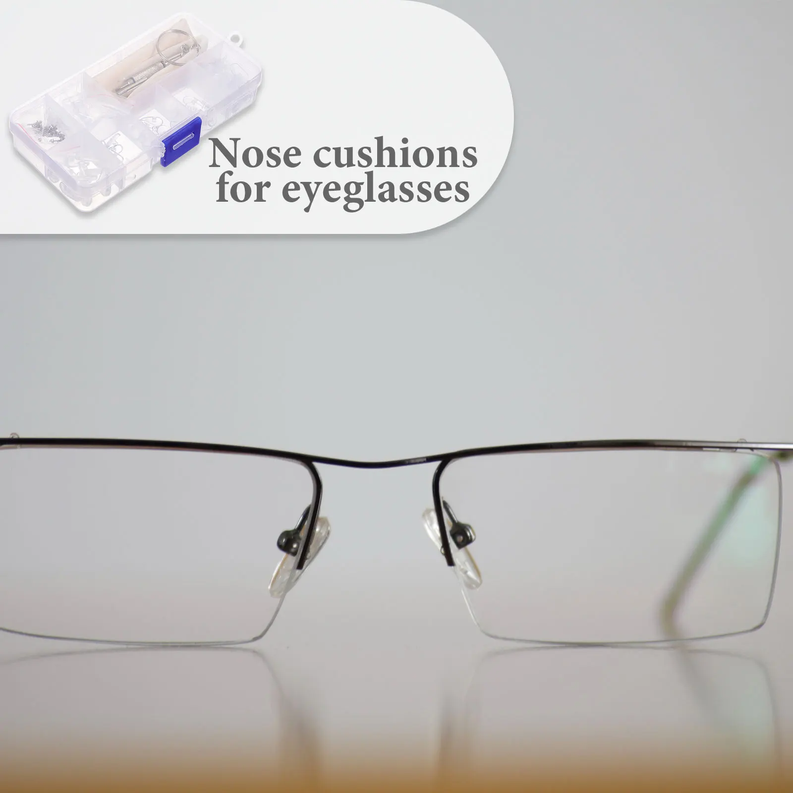 Silicone Nose Pads Soft Comfort Anti Slip Adhesive Eyeglasses Accessories Fit Most Glasses Frames Sun Nosepads Stainless Steel
Silicone Nose Pads Soft Comfort Anti Slip Adhesive Eyeglasses Accessories Fit Most Glasses Frames Sun Nosepads Stainless Steel