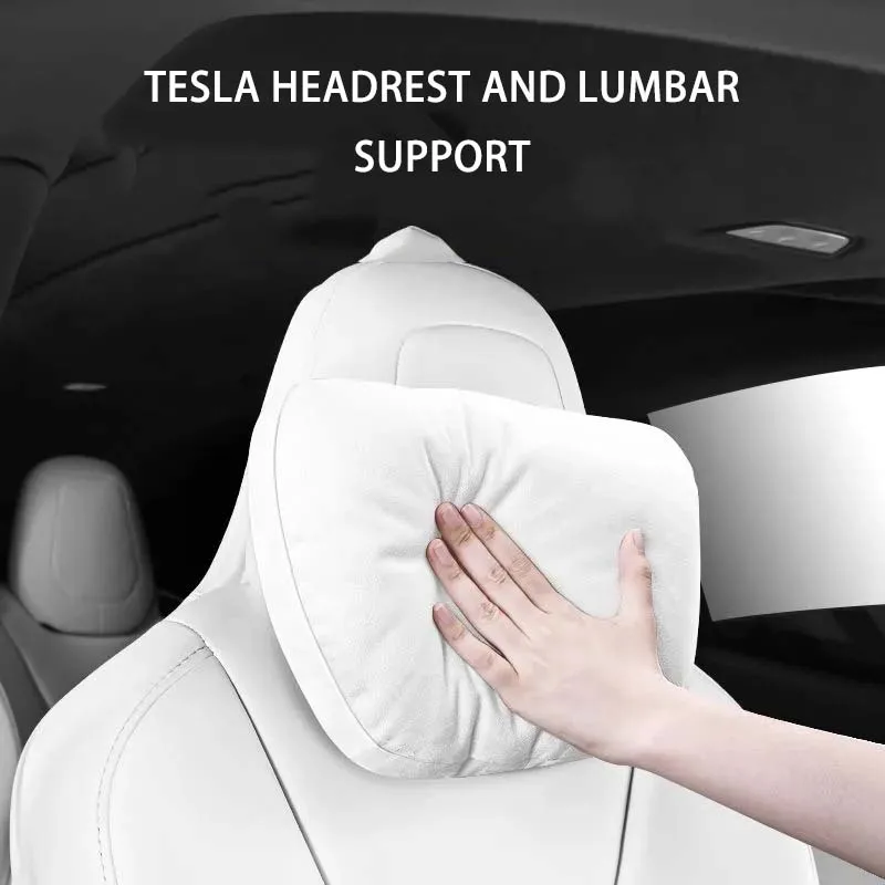 Car Neck Pillow Seat Headrest Lumbar Spine Protectio For Model 3 Model Y Model S Model X Garage Accessories 2023 2024 2025
Car Neck Pillow Seat Headrest Lumbar Spine Protectio For Model 3 Model Y Model S Model X Garage Accessories 2023 2024 2025