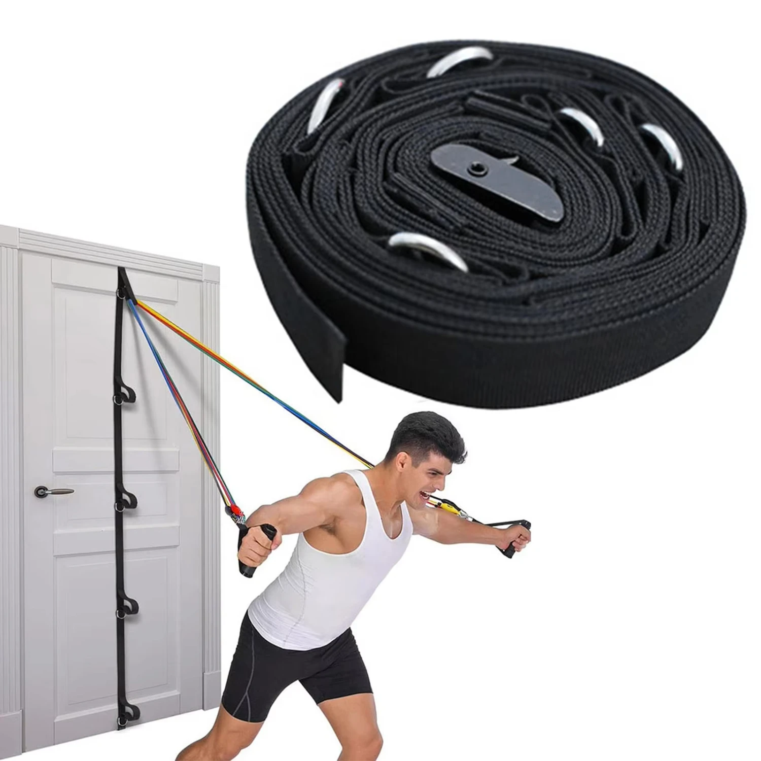 Door Anchor Resistance Bands Multi Anchor Fitness Attachment Pouch Free And With 5 Position Anchors Different
Door Anchor Resistance Bands Multi Anchor Fitness Attachment Pouch Free And With 5 Position Anchors Different