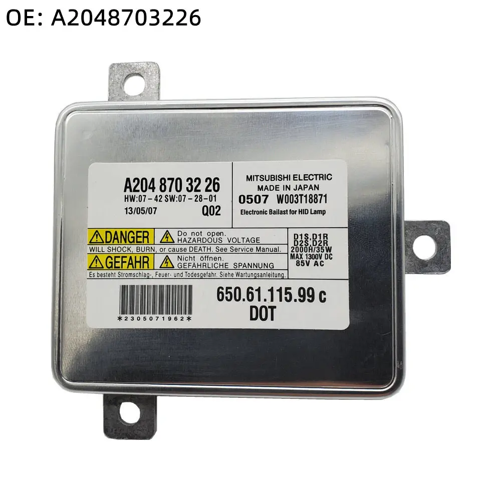 NEW Xenon Headlight Electronic HID Ballast D3S D3R Control Unit OE# A2048703226 W003T18871 For Mercedes W204 GLK320 350 2008-11
NEW Xenon Headlight Electronic HID Ballast D3S D3R Control Unit OE# A2048703226 W003T18871 For Mercedes W204 GLK320 350 2008-11