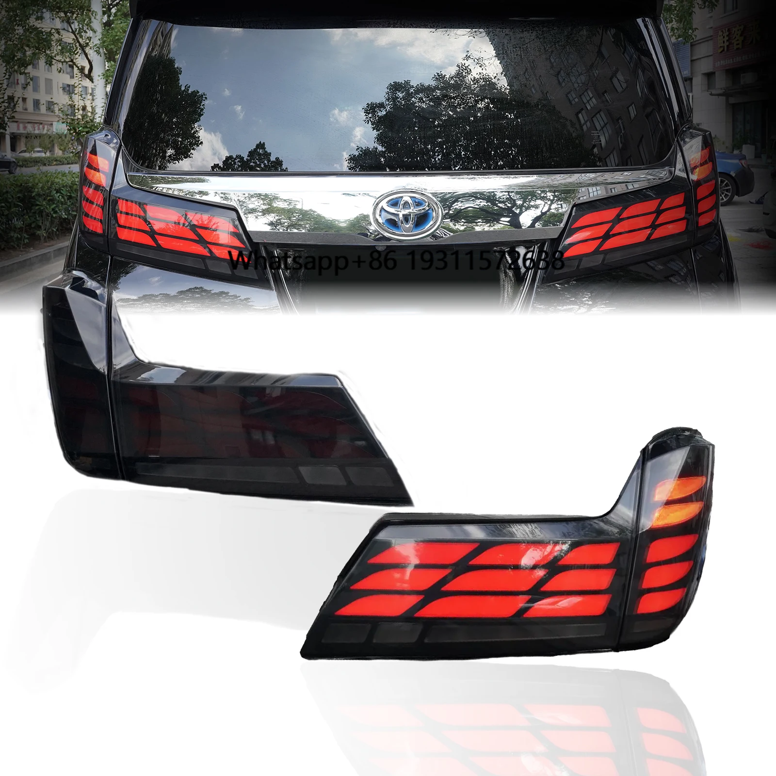 HOSI Led Car Taillamp Rear Lamp Led Tail Lights for Alphard 2019- 2023 Car Accessories
HOSI Led Car Taillamp Rear Lamp Led Tail Lights for Alphard 2019- 2023 Car Accessories