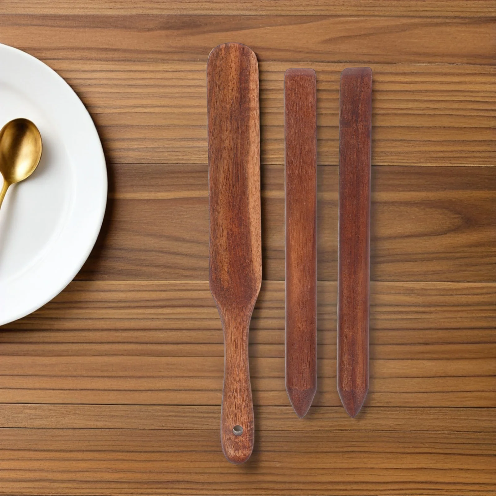 3Pcs Acacia Wood Sourdough Mixing Tool Smooth Surface Natural Aesthetic Resistant Warping Baking Accessories Acacia Wood Spatula
3Pcs Acacia Wood Sourdough Mixing Tool Smooth Surface Natural Aesthetic Resistant Warping Baking Accessories Acacia Wood Spatula