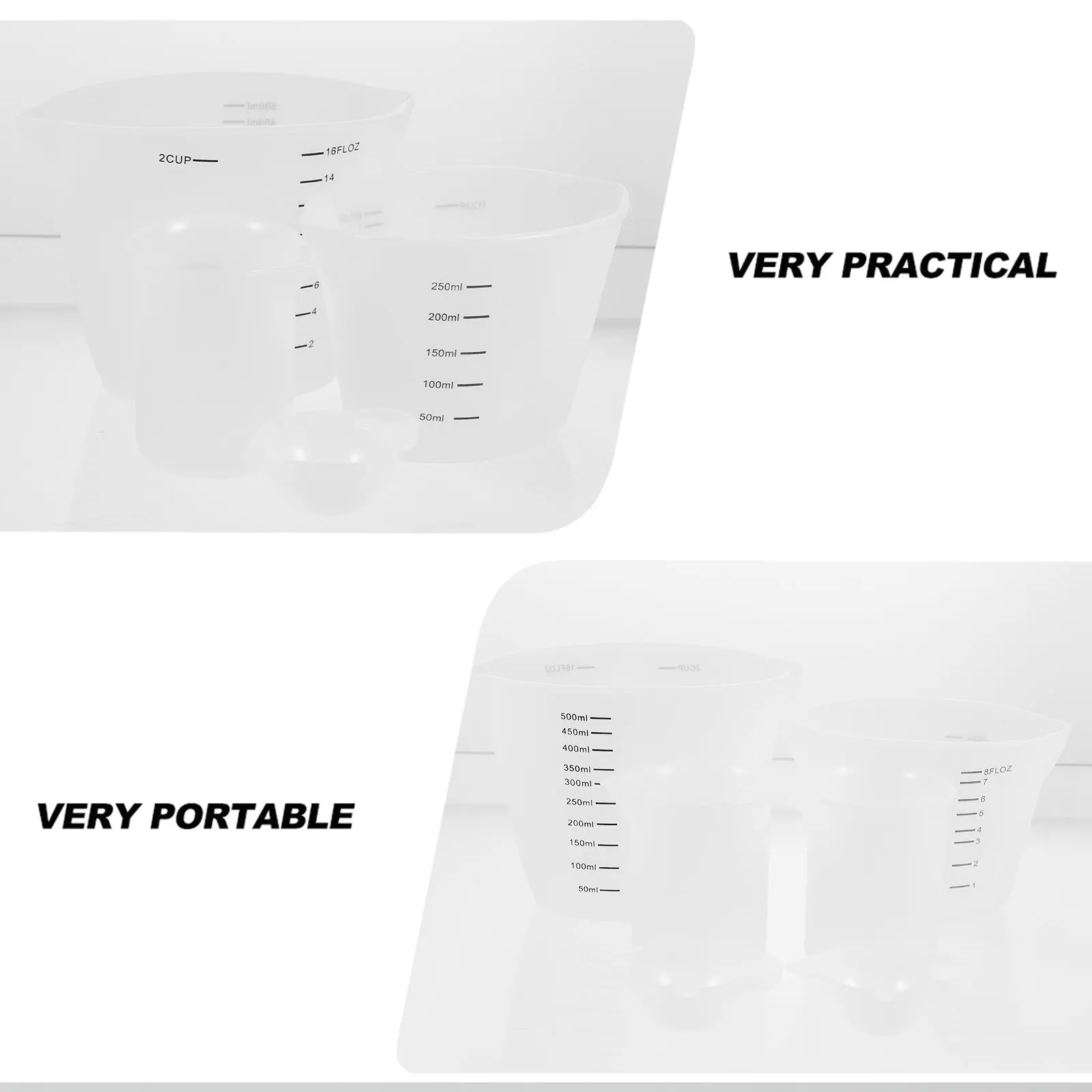 6Pcs Silicone Resin Measuring Cups Smooth Flexible Mixing Set for Acrylic Paint Glue Liquid Crafting Projects Measuring Cup
6Pcs Silicone Resin Measuring Cups Smooth Flexible Mixing Set for Acrylic Paint Glue Liquid Crafting Projects Measuring Cup