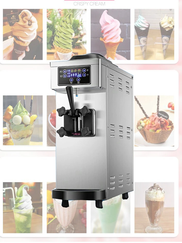 High-quality Stainless Steel Ice Cream Machine 1100W One Flavor Ice Cream Machine With Digital Display And Ultra-quiet
High-quality Stainless Steel Ice Cream Machine 1100W One Flavor Ice Cream Machine With Digital Display And Ultra-quiet