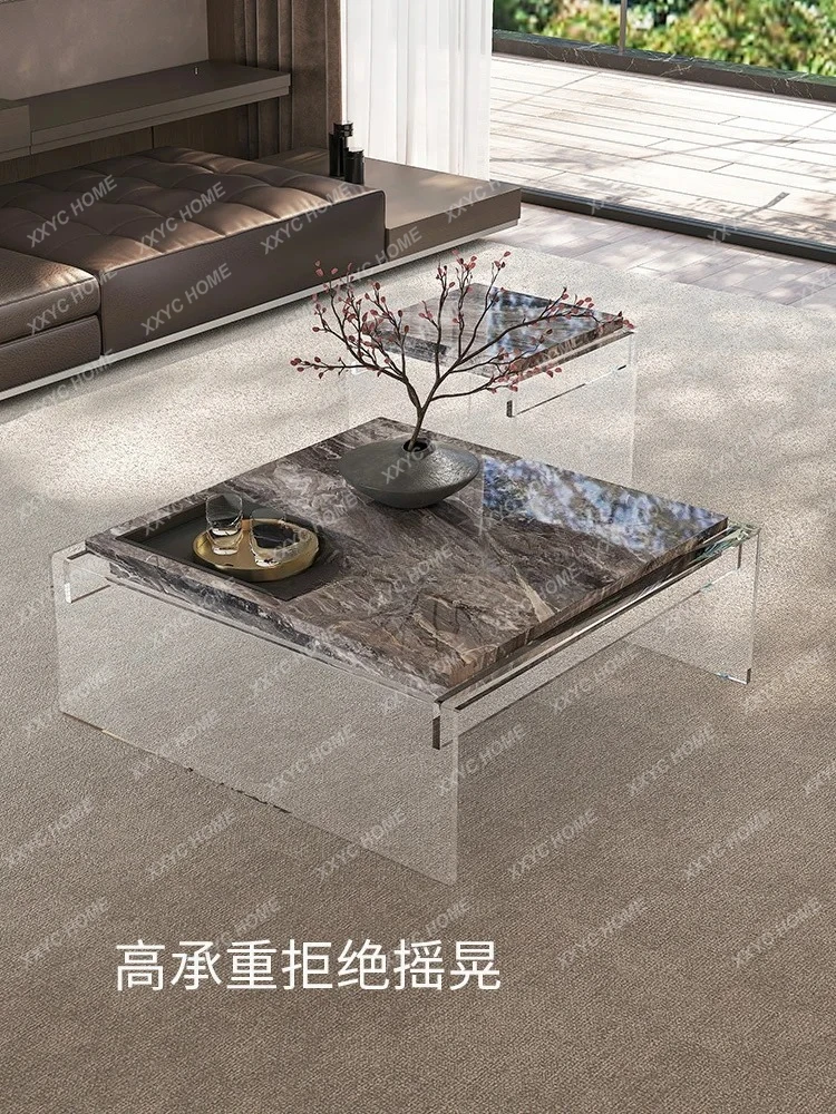 Coffee Table Light Luxury High-End Acrylic Creative Modern High-End Luxury Stone Combination Coffee Table
Coffee Table Light Luxury High-End Acrylic Creative Modern High-End Luxury Stone Combination Coffee Table