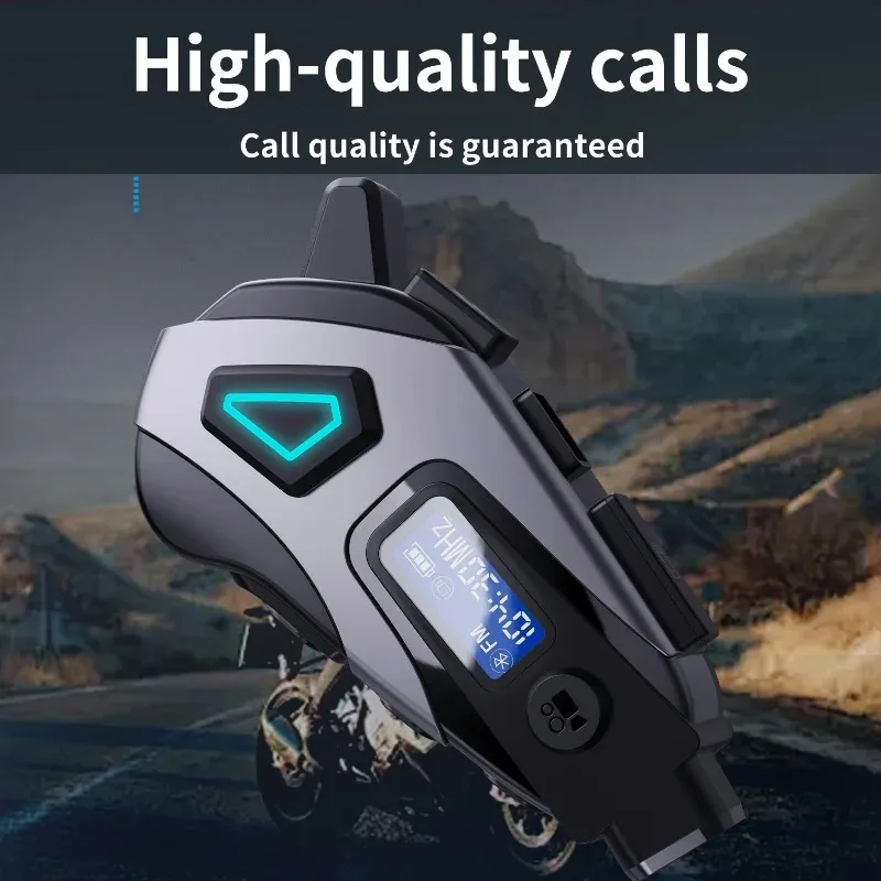 IPX4 Waterproof Motorcycle Helmet Bluetooth Headset FM Radio Handsfree Call Riding Audio Equipment
IPX4 Waterproof Motorcycle Helmet Bluetooth Headset FM Radio Handsfree Call Riding Audio Equipment