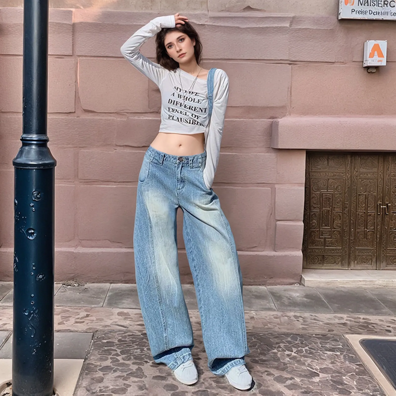 American Retro Style Denim Pants Casual Loose Women's Jeans Women's Baggy Wide Legs Pants Womens Jean For Spring Summer 2025
American Retro Style Denim Pants Casual Loose Women's Jeans Women's Baggy Wide Legs Pants Womens Jean For Spring Summer 2025