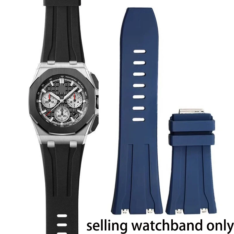 New Fluororubber For Audemars Piguet 26420 Rubber Strap Original Quick Release One Piece Tape Royal Oak 43 Disc Watch Strap 30MM
New Fluororubber For Audemars Piguet 26420 Rubber Strap Original Quick Release One Piece Tape Royal Oak 43 Disc Watch Strap 30MM