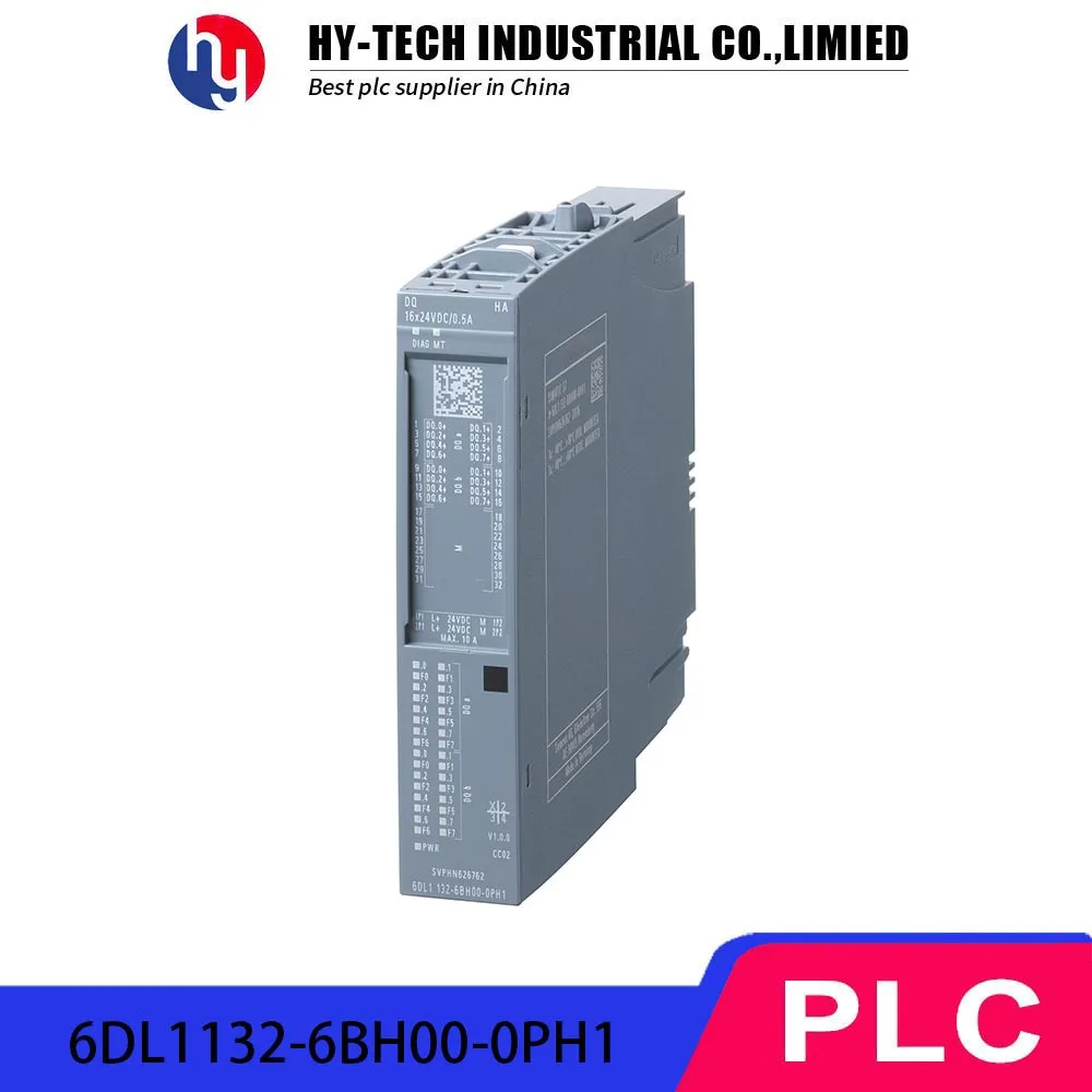 Original Hy-Tech SIMATIC ET 200SP HA Digital Output Module DQ 16x24VDC/0.5A PLC 6DL1132-6BH00-0PH1 for Industrial Automation
Original Hy-Tech SIMATIC ET 200SP HA Digital Output Module DQ 16x24VDC/0.5A PLC 6DL1132-6BH00-0PH1 for Industrial Automation