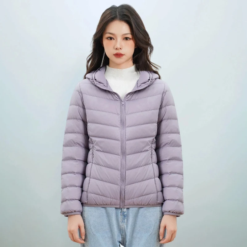 Solid Color Women's Down Coats Lightweight Warm Hooded Fashionable Overwear Autumn Winter Simple Daily Plus Size Female Jackets
Solid Color Women's Down Coats Lightweight Warm Hooded Fashionable Overwear Autumn Winter Simple Daily Plus Size Female Jackets
