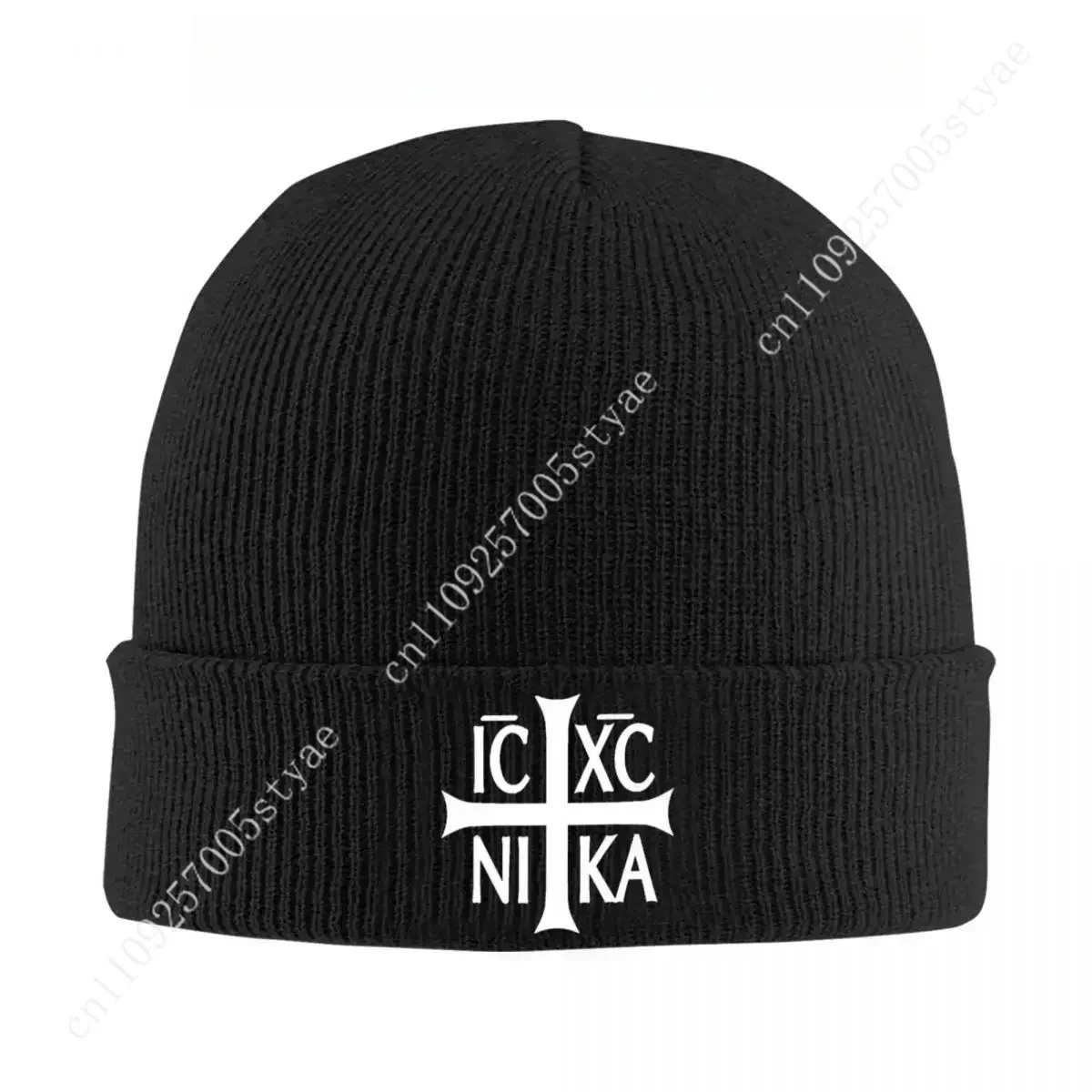 IC XC NIKA Cross Christian Orthodox Beanie Hats Jesus Christ Bonnet Hats Female Male Knitting Hat Autumn Winter Warm Caps
IC XC NIKA Cross Christian Orthodox Beanie Hats Jesus Christ Bonnet Hats Female Male Knitting Hat Autumn Winter Warm Caps