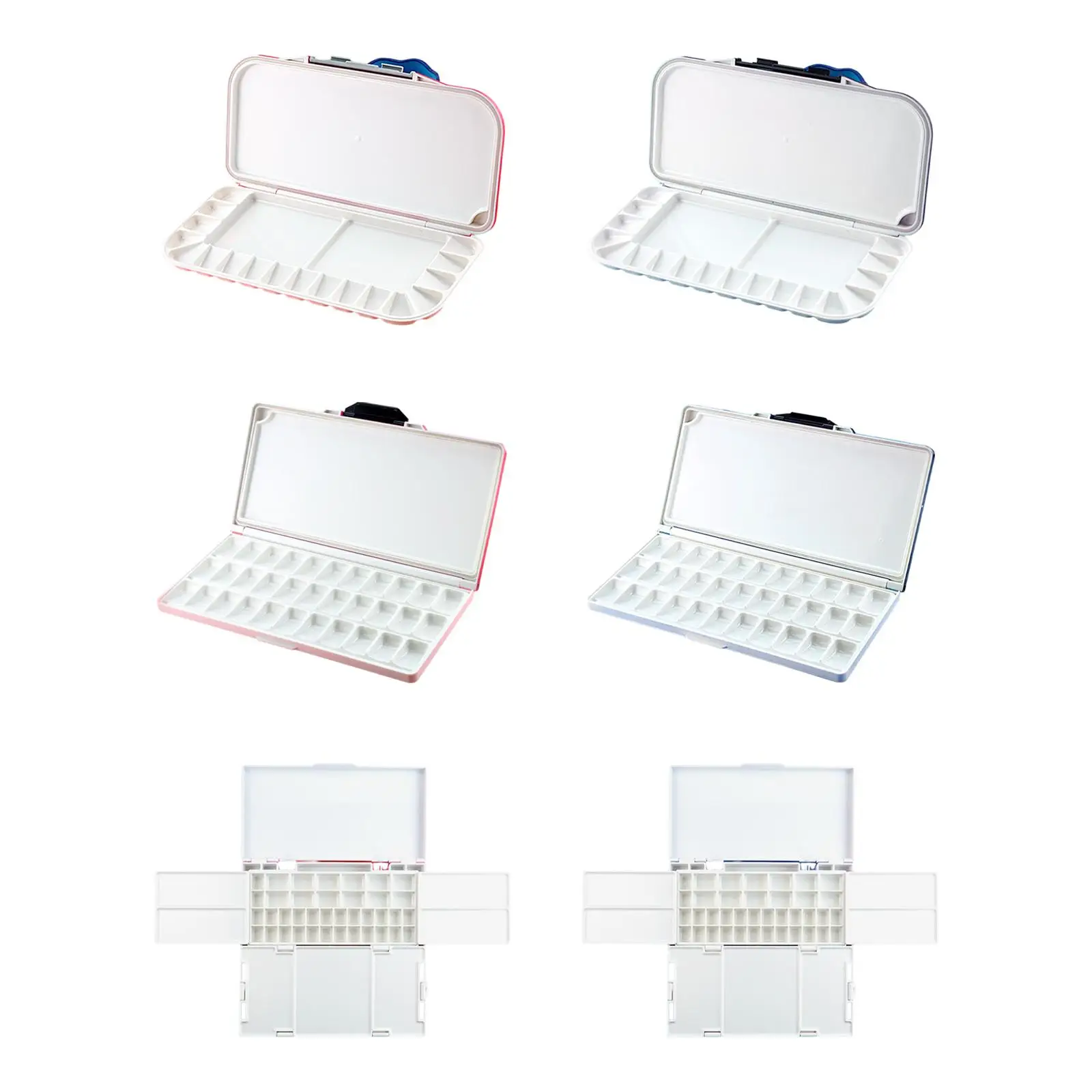 Watercolor Palette Paint Box Leakproof Portable Paint Pallet Folding Paint Tray for Watercolor, Oil Paint Pigments, Beginners
Watercolor Palette Paint Box Leakproof Portable Paint Pallet Folding Paint Tray for Watercolor, Oil Paint Pigments, Beginners
