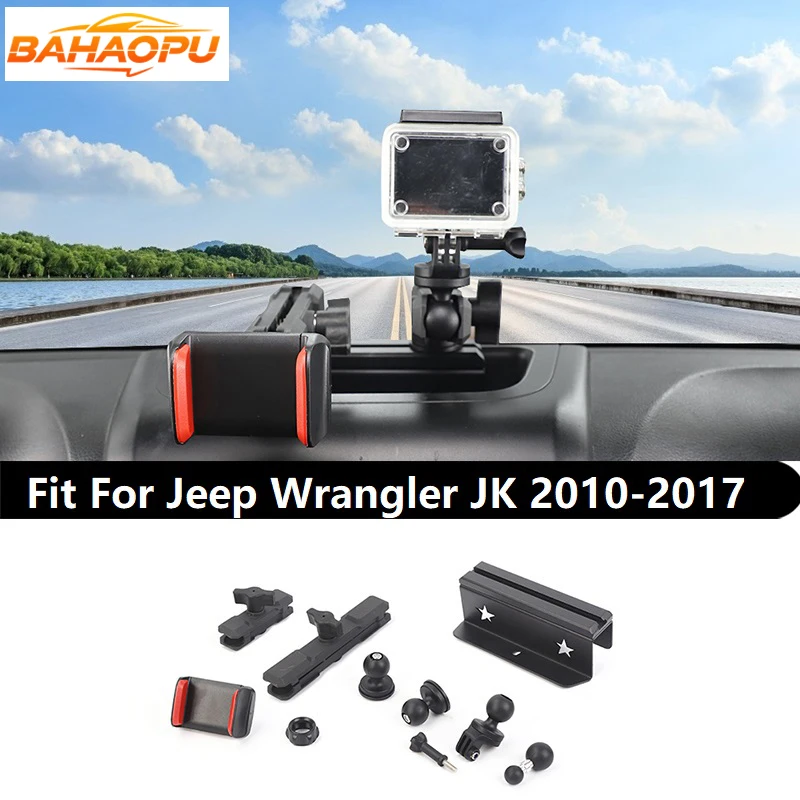 BAHAOPU Car Center Console Slide Rail Camera Stand Phone Holder Fit For Jeep Wrangler JK 2011-2017 Expansion Bracket Accessories
BAHAOPU Car Center Console Slide Rail Camera Stand Phone Holder Fit For Jeep Wrangler JK 2011-2017 Expansion Bracket Accessories