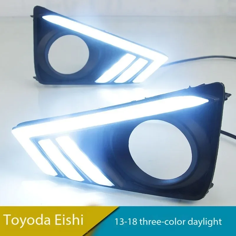 Car Modified LED DRL Daytime Running Light With Yellow Turning Signal For Toyota MARK X REIZ 2013-2018
Car Modified LED DRL Daytime Running Light With Yellow Turning Signal For Toyota MARK X REIZ 2013-2018