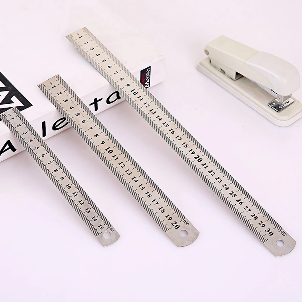 9 Pcs Office Student Stationery Stainless Steel Ruler Short Drawing Rulers Straight
9 Pcs Office Student Stationery Stainless Steel Ruler Short Drawing Rulers Straight