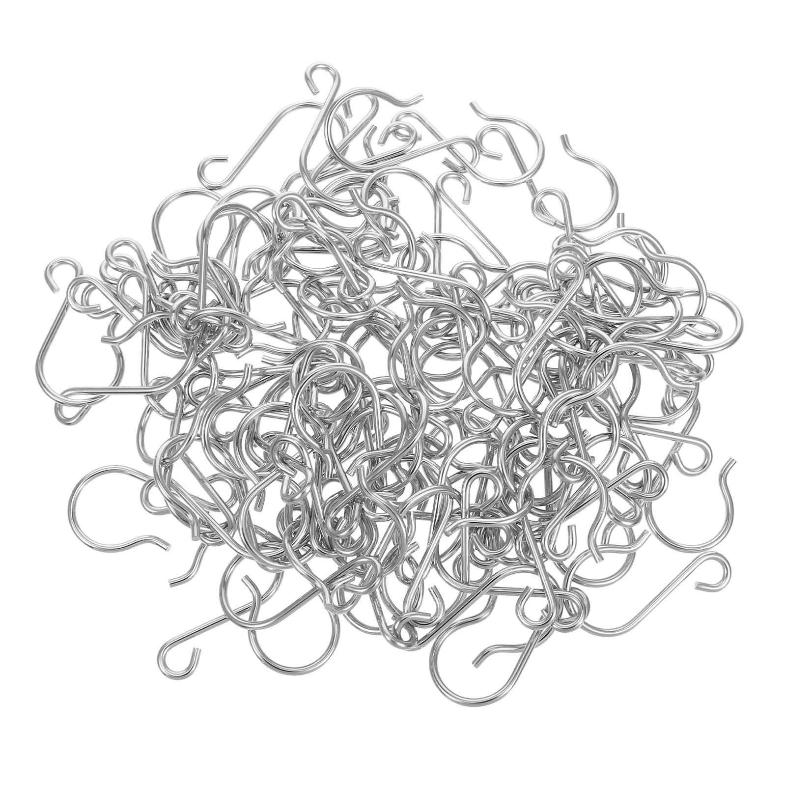 100 Pcs Stainless Steel Hooks Heavy Duty Curtain Track Rollers Metal Hangers for Pleated Drapes Space Saving S Hook
100 Pcs Stainless Steel Hooks Heavy Duty Curtain Track Rollers Metal Hangers for Pleated Drapes Space Saving S Hook
