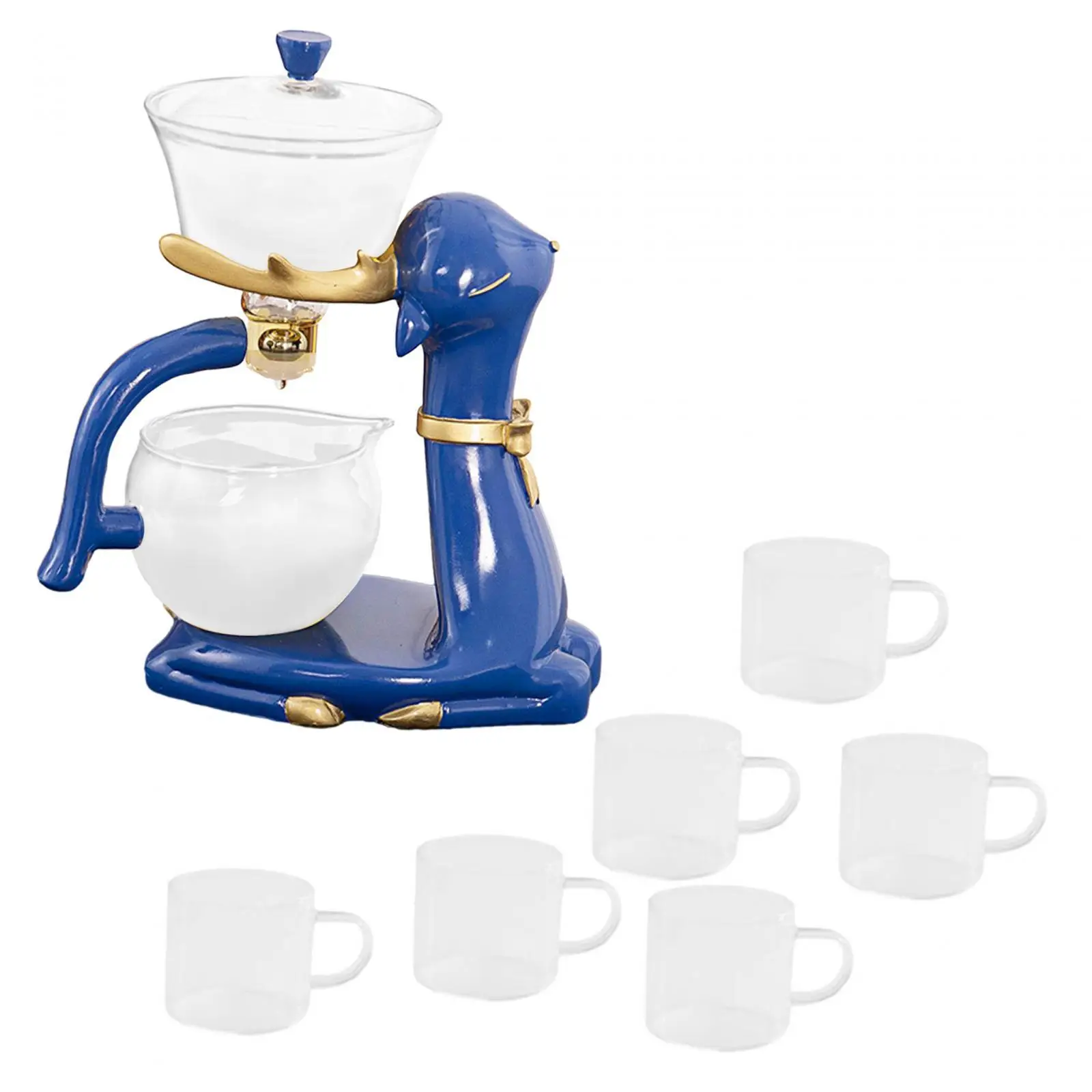 Tea Infuser Pot Kungfu Glass Tea Set for Office Outdoor Camping Tea House
Tea Infuser Pot Kungfu Glass Tea Set for Office Outdoor Camping Tea House