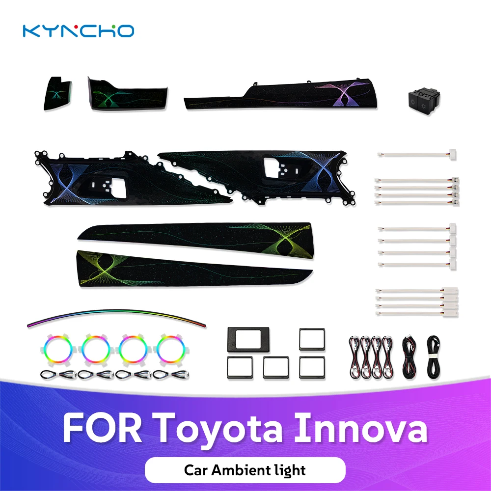 For Toyota INNOVA CRYSTA LED Car Ambient Light Symphony Color Changing Led Interior Car Light Automotive Ambient Lighting
For Toyota INNOVA CRYSTA LED Car Ambient Light Symphony Color Changing Led Interior Car Light Automotive Ambient Lighting