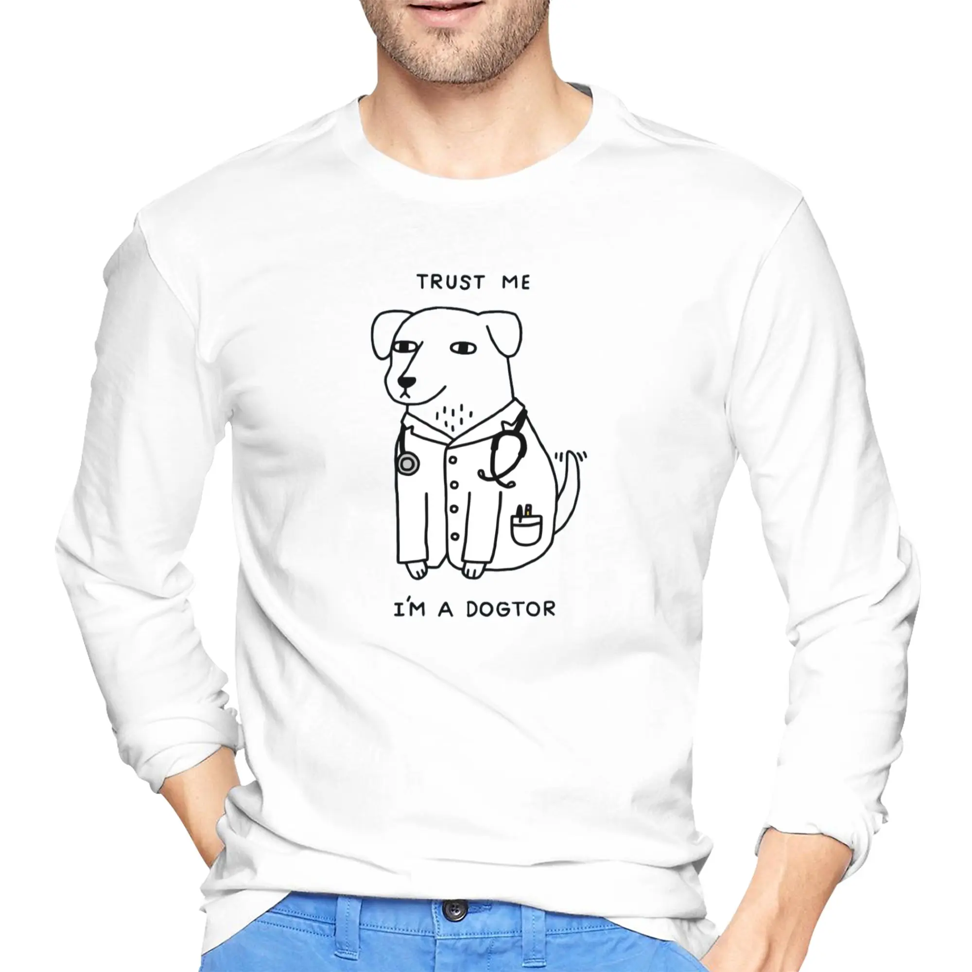 Мужская футболка с длинными рукавами Dogtor, повседневные футболки с круглым вырезом, весенние и осенние мужские топы
Мужская футболка с длинными рукавами Dogtor, повседневные футболки с круглым вырезом, весенние и осенние мужские топы