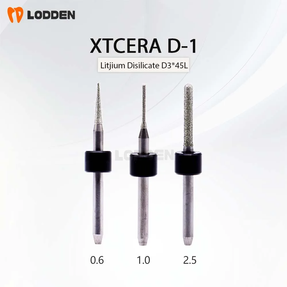 Dental XTCERA D-1 Lithium Disilicate D3*45L Cutter for CAD/CAM Dentist Lab Drill Tools Material 0.6/1.0/2.5
Dental XTCERA D-1 Lithium Disilicate D3*45L Cutter for CAD/CAM Dentist Lab Drill Tools Material 0.6/1.0/2.5