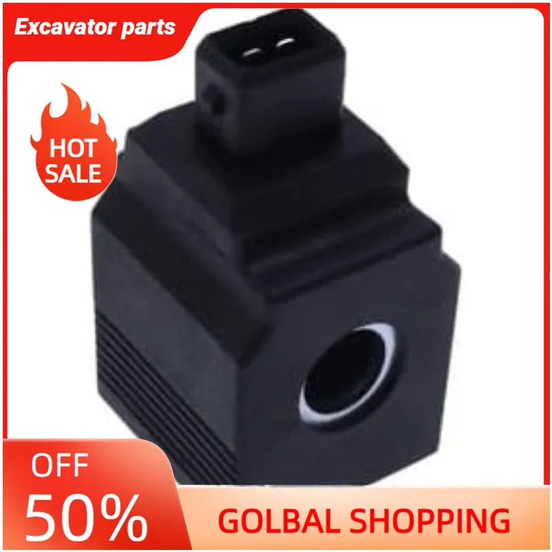 Aftermarket Solenoid Coil 717/20108 Fit intended For Excavator JS130 JS145 JS160 JS200 JS220 JS240 JS330
Aftermarket Solenoid Coil 717/20108 Fit intended For Excavator JS130 JS145 JS160 JS200 JS220 JS240 JS330